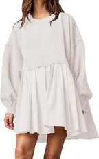 New Women's Oversized Sweatshirt Dress