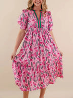 Women's Casual Floral Maxi Dress